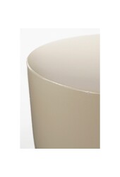 Stage Table d'appoint - H45 x Ø35 cm - Ciment - Beige