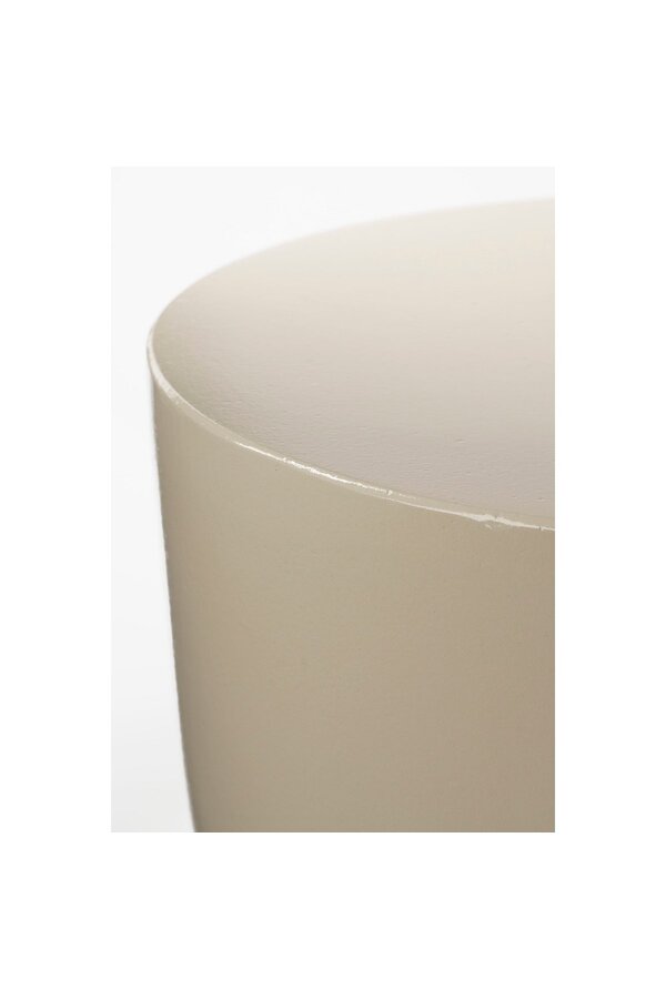 Stage Bijzettafel - H45 x Ø35 cm - Cement - Beige