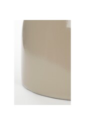 Stage Table d'appoint - H45 x Ø35 cm - Ciment - Beige