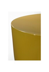 Stage Bijzettafel - H45 x Ø35 cm - Cement - Geel