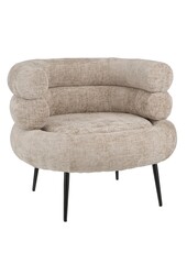 Fauteuil - L74 x B80 x H69 cm - Lichtgrijs