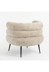 Fauteuil - L74 x B80 x H69 cm - Lichtgrijs