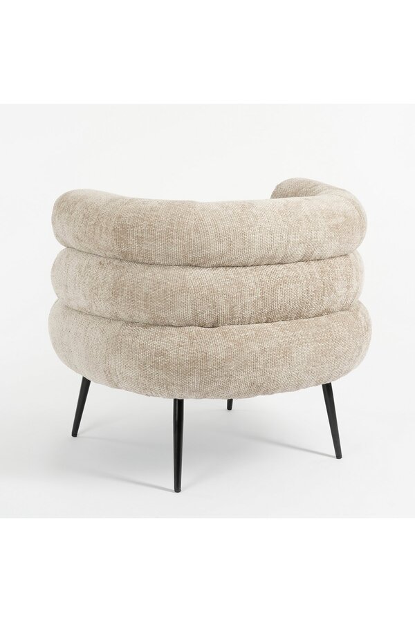 Fauteuil - L74 x B80 x H69 cm - Lichtgrijs