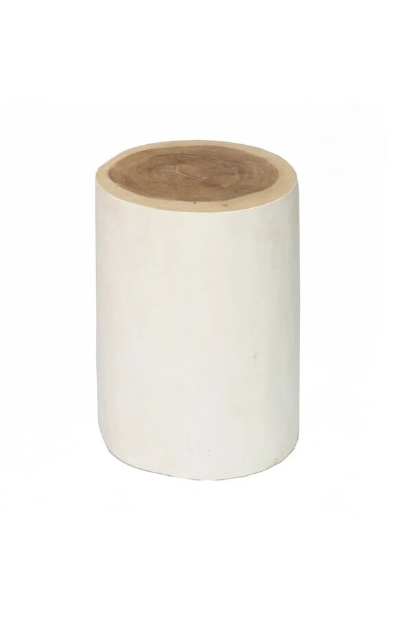 The Tribe Tabouret - Blanc Naturel