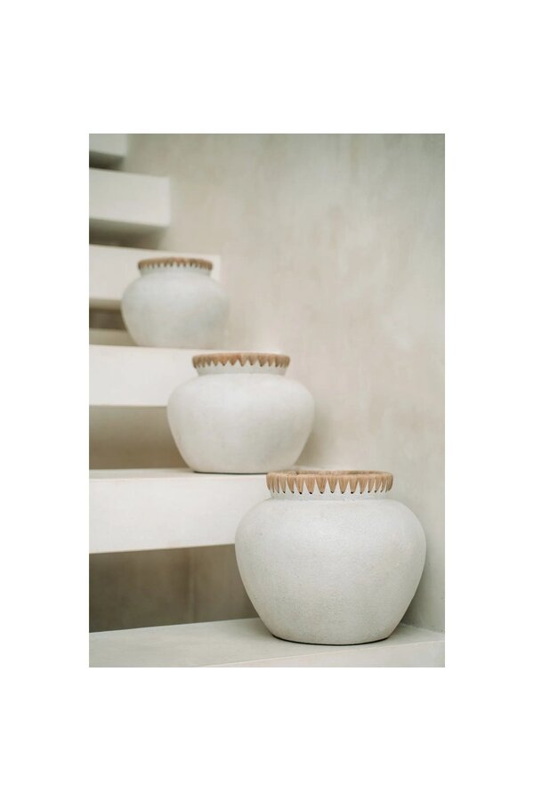 Le Vase Styly - Béton Naturel - L