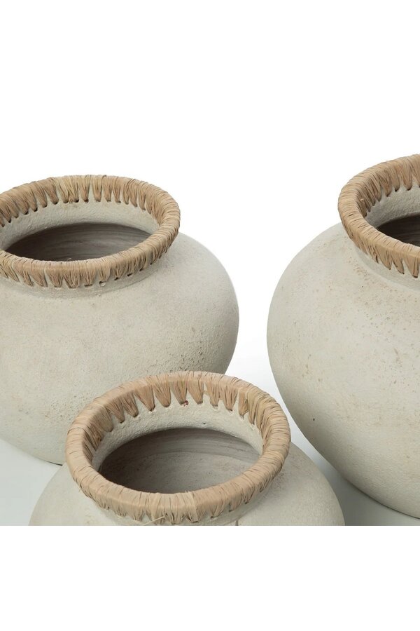 Le Vase Styly - Béton Naturel - L