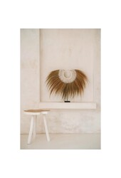 La table d'appoint organique - blanc naturel