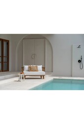 La table d'appoint organique - blanc naturel