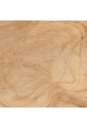 La table d'appoint organique - blanc naturel