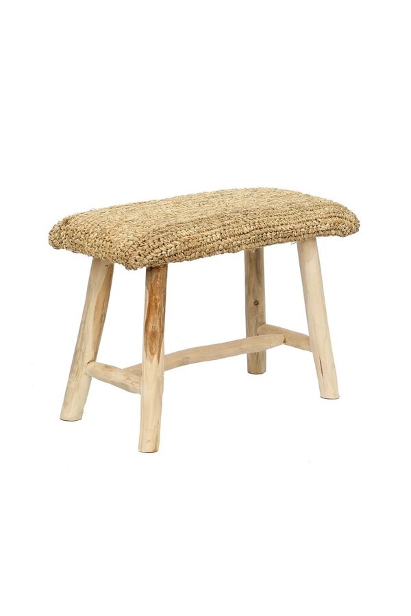 Le Banc en Raphia - naturel