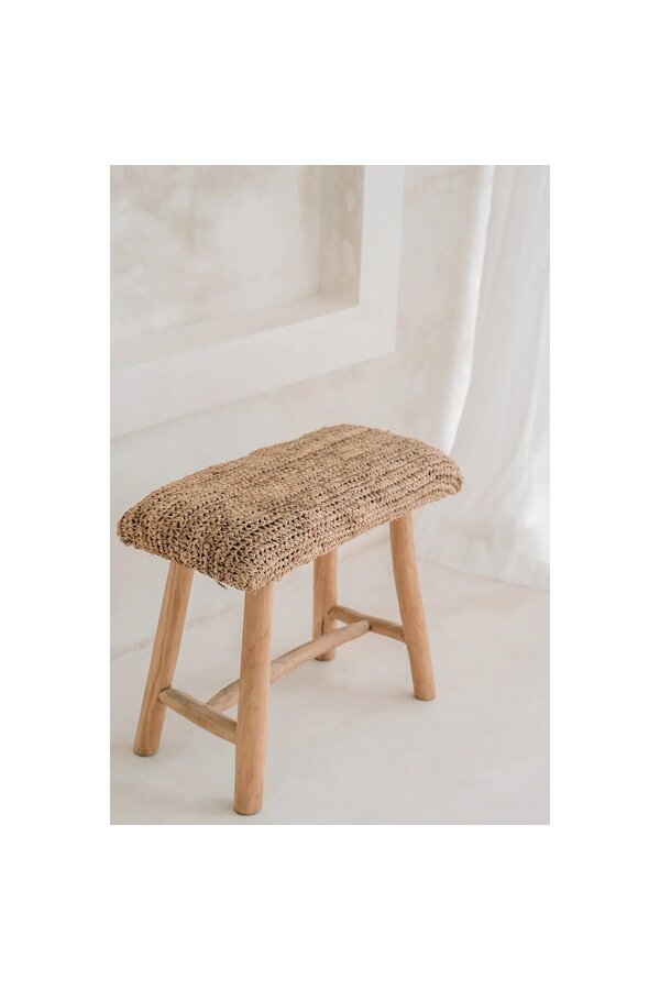 Le Banc en Raphia - naturel