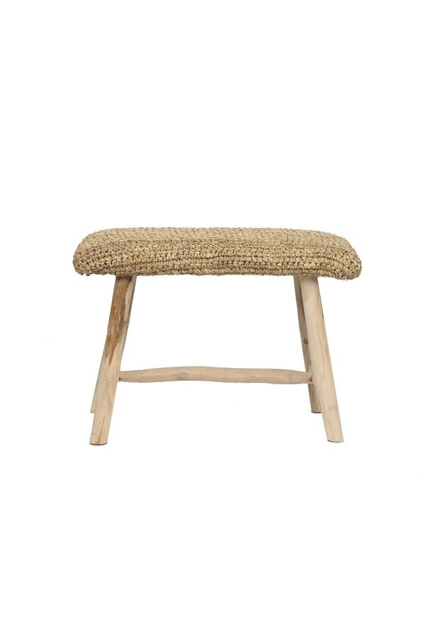 Le Banc en Raphia - naturel