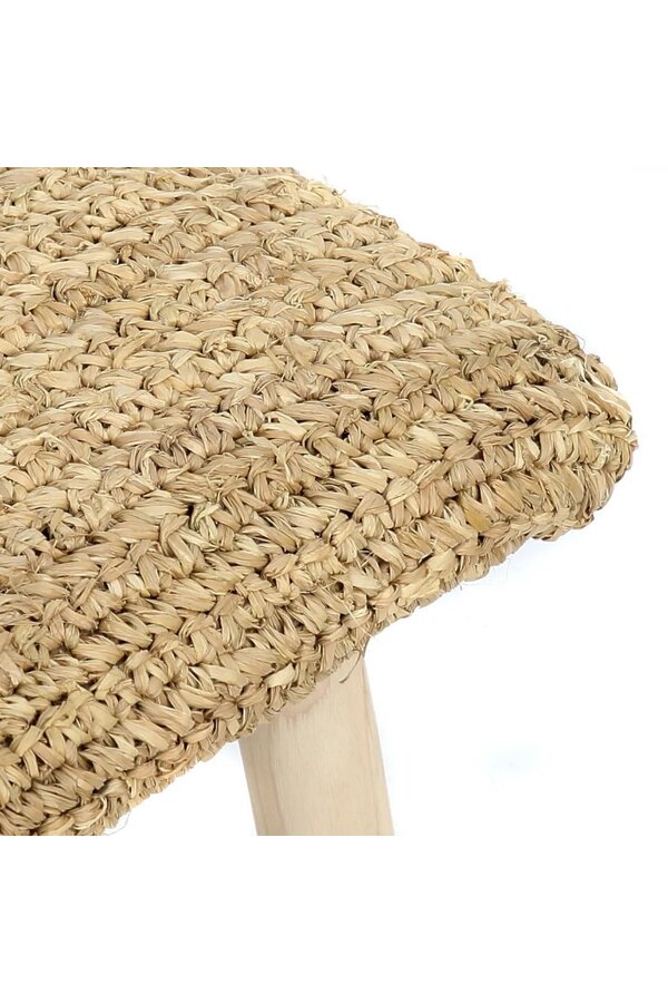 Le Banc en Raphia - naturel