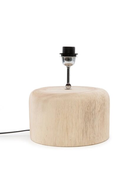 Bazar Bizar Living De Teakhouten Tafellampvoet - Naturel