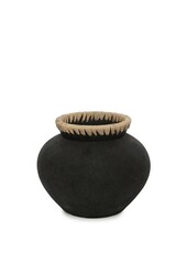 De Styly Vaas - Zwart Naturel - M