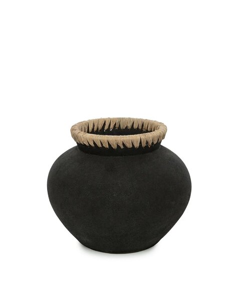 Bazar Bizar Living Le Vase Styly - Noir Naturel - M