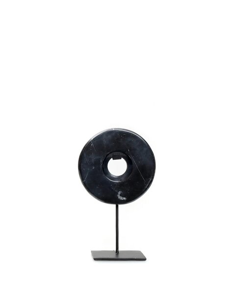 Bazar Bizar Living The Marble Disc on Stand - Noir - S
