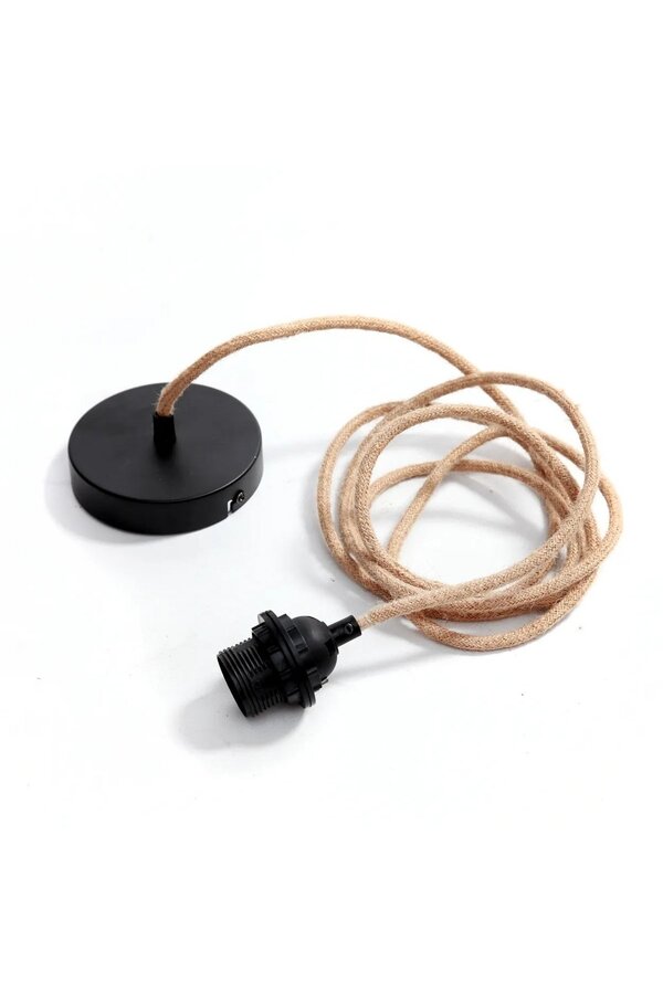 Douille Lampes Plafond - Naturel Noir - 1 Douille