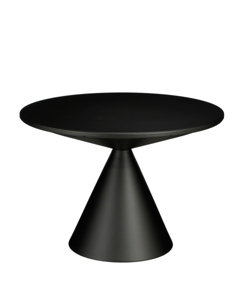 Mica Decorations Table d'appoint Royale - H42 x Ø60 cm - Métal - Noir