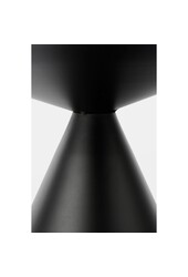 Table d'appoint Royale - H42 x Ø60 cm - Métal - Noir