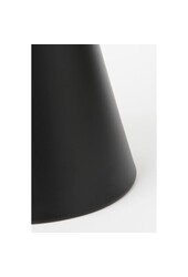 Royale Bijzettafel - H42 x Ø60 cm - Metaal - Zwart