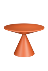 Royale Bijzettafel - H42 x Ø60 cm - Metaal - Oranje