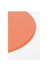 Royale Bijzettafel - H42 x Ø60 cm - Metaal - Oranje
