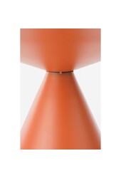 Royale Bijzettafel - H42 x Ø60 cm - Metaal - Oranje