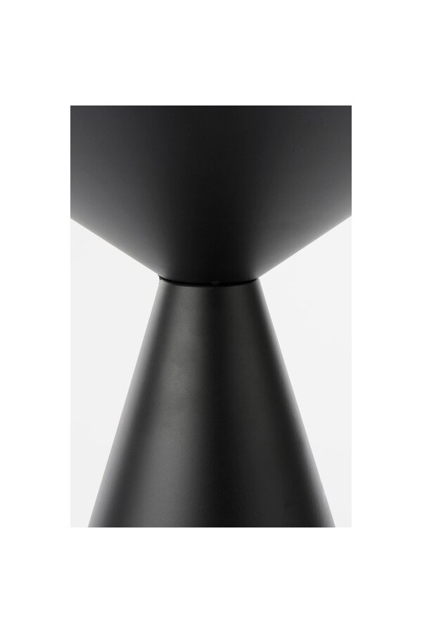 Royale Bijzettafel - H55 x Ø40 cm - Metaal - Zwart