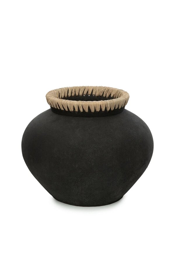 Le Vase Styly - Noir Naturel - L