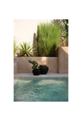 Le Vase Styly - Noir Naturel - L