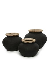Le Vase Styly - Noir Naturel - L