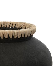 De Styly Vaas - Zwart Naturel - L
