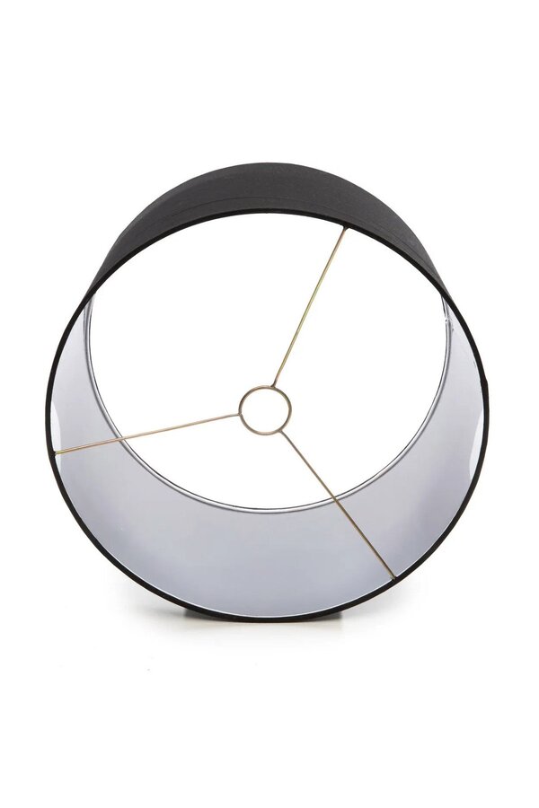 La Lampe de Table en Teck - Noir Naturel