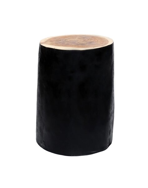 Bazar Bizar Living Le Tabouret Tribe - Noir Naturel