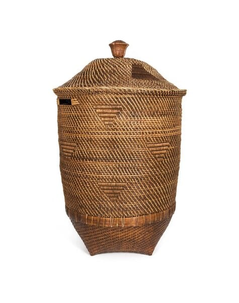 Bazar Bizar Living The Colonial Wasmand - Naturel Bruin - XL