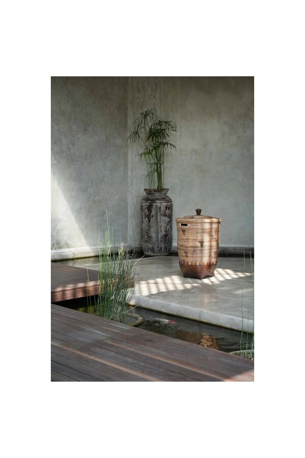 Le Panier à Linge Colonial - Marron Naturel - XL