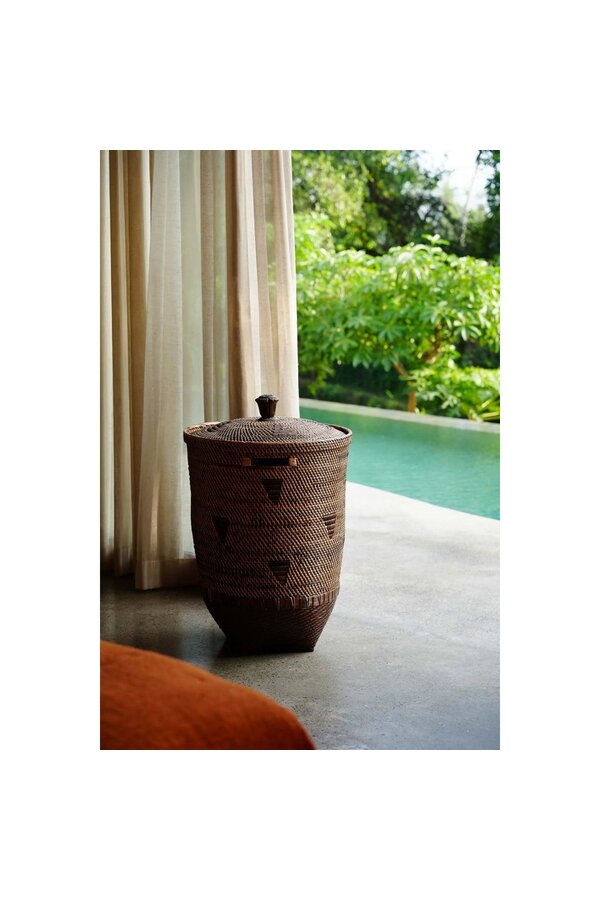 Le Panier à Linge Colonial - Marron Naturel - XL