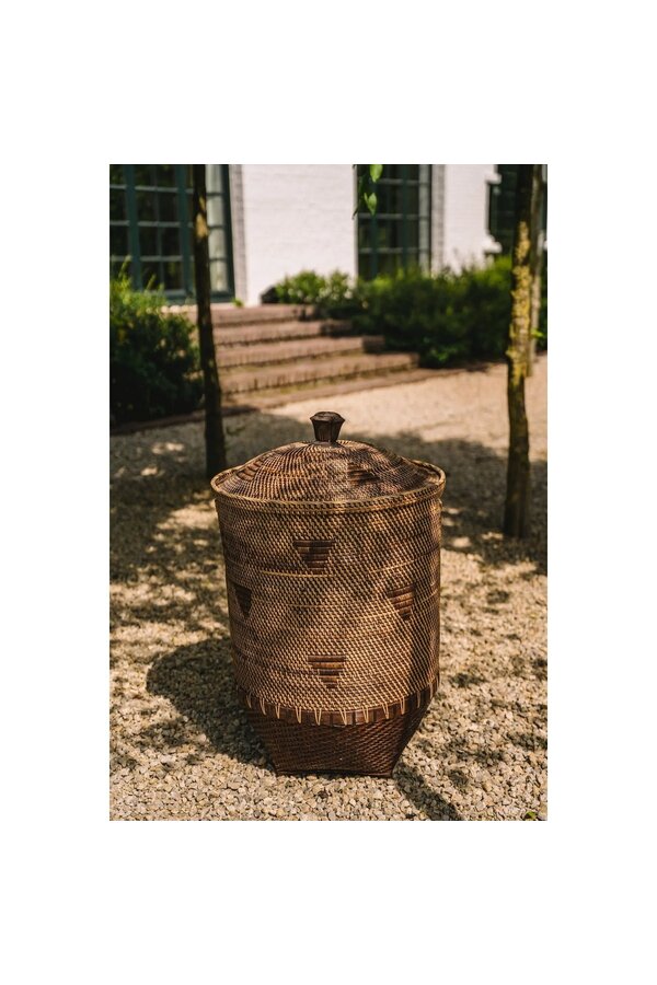 Le Panier à Linge Colonial - Marron Naturel - XL