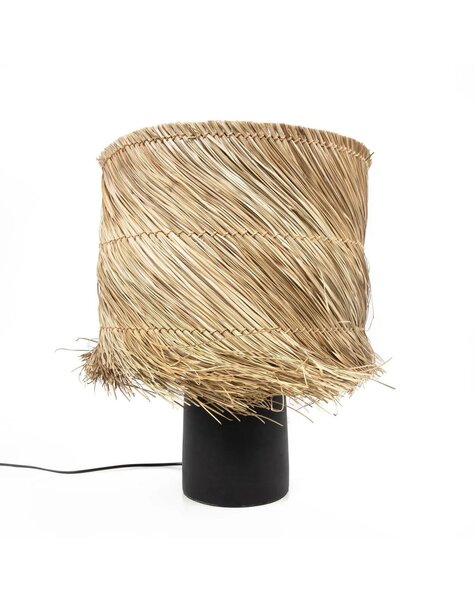 Bazar Bizar Living De Pandan tafellamp - zwart naturel