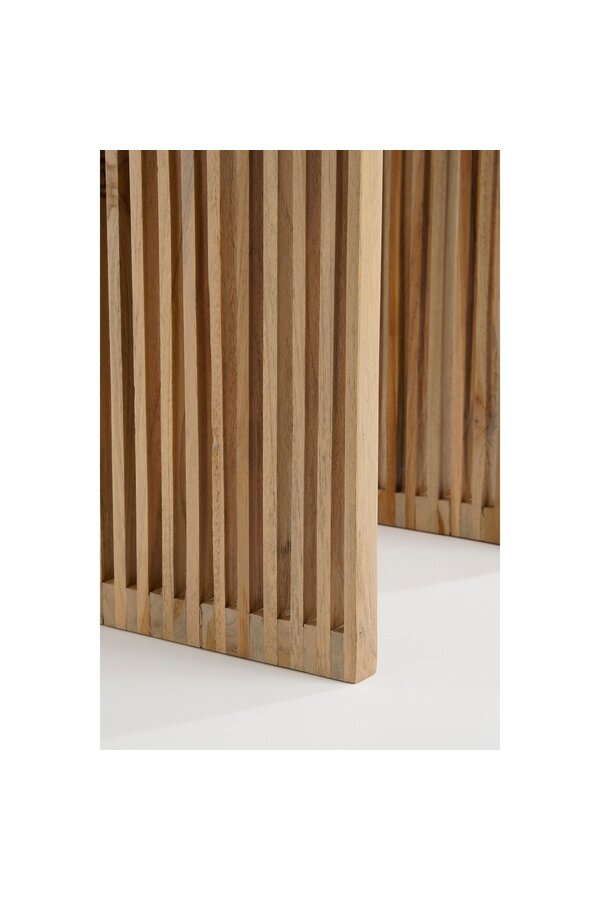 Yonker Bijzettafel - Set van 3 - L44 x B34 x H50 cm - Gerecycled Hout - Bruin