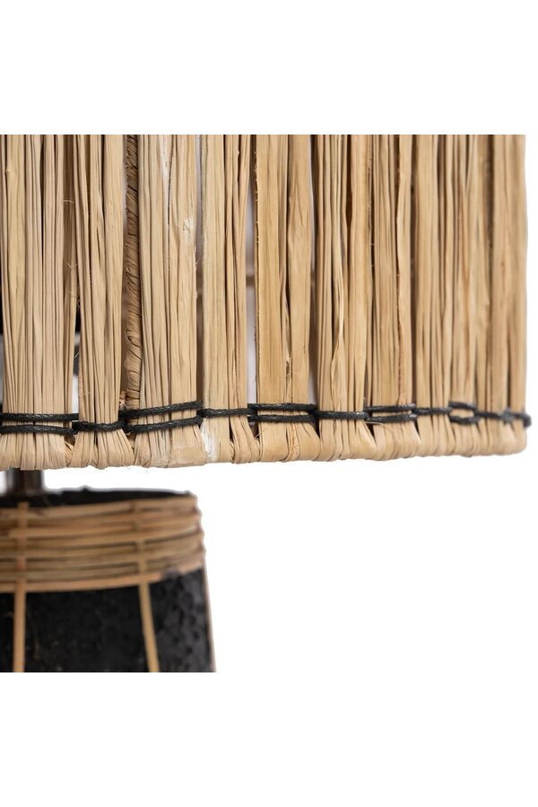 De Skiathos Tafellamp - Natuurlijk Zwart