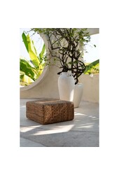 Le Pouf Jacinthe Carré - Naturel - M