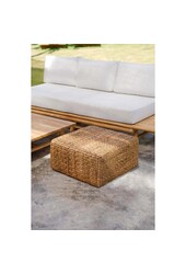 Le Pouf Jacinthe Carré - Naturel - M