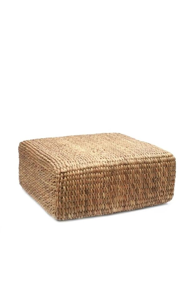 Le Pouf Jacinthe Carré - Naturel - M