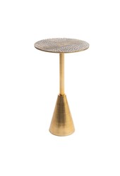 La Table d'appoint Croco - Laiton