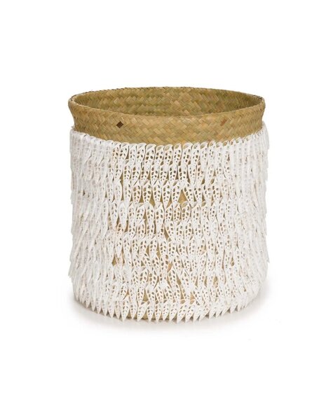Bazar Bizar Living De Pandan-mand- Natuurlijk wit