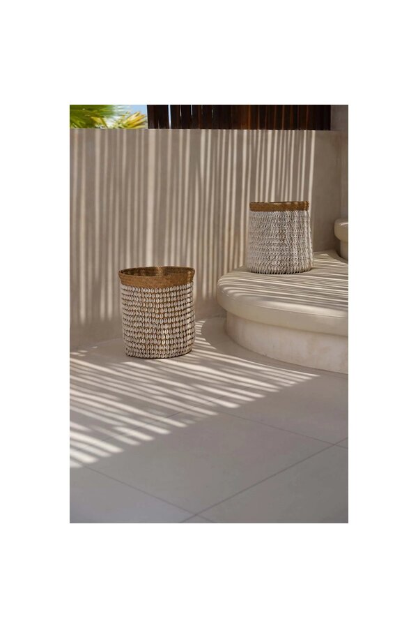 La corbeille Pandan %232 - Blanc naturel