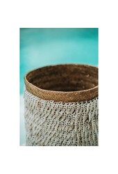 La corbeille Pandan %232 - Blanc naturel