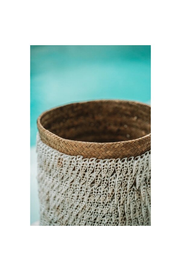 La corbeille Pandan %232 - Blanc naturel